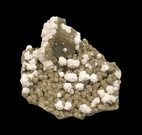 Calcite on Siderite, Turt Mine, Satu Mare, Maramures, Romania